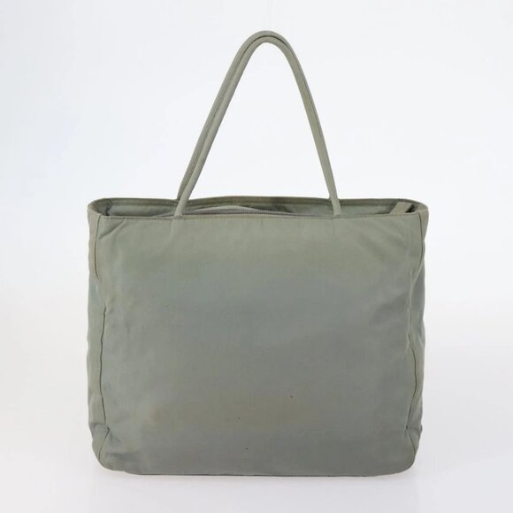 PRADA Tote Bag Nylon 2 Set Pink Khaki Auth 147966 - Picture 3 of 16